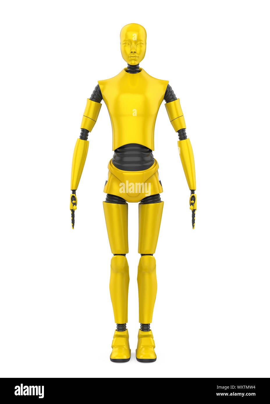 Crash Test isolato fittizia Foto Stock