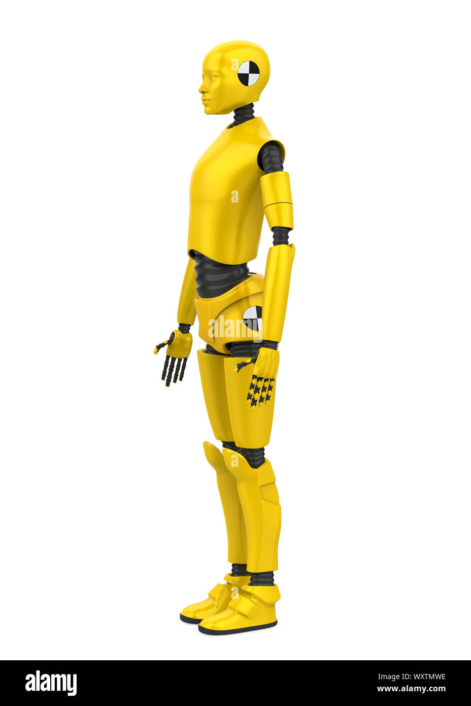 Crash Test isolato fittizia Foto Stock