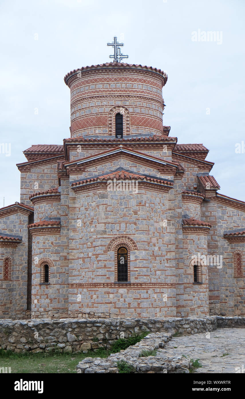 San Clemente e San Panteleimona chiesa a Ohrid Macedonia Foto Stock