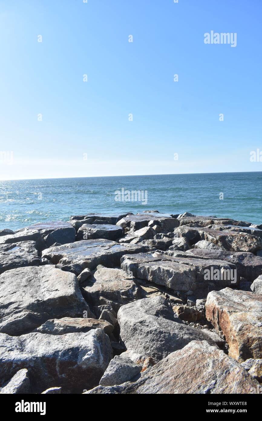 Costa Nova Beach, Aveiro Foto Stock