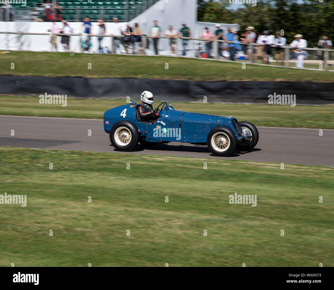 ERA IL TIPO A R4una vettura da corsa di 1936 al 2019 Goodwood Foto Stock