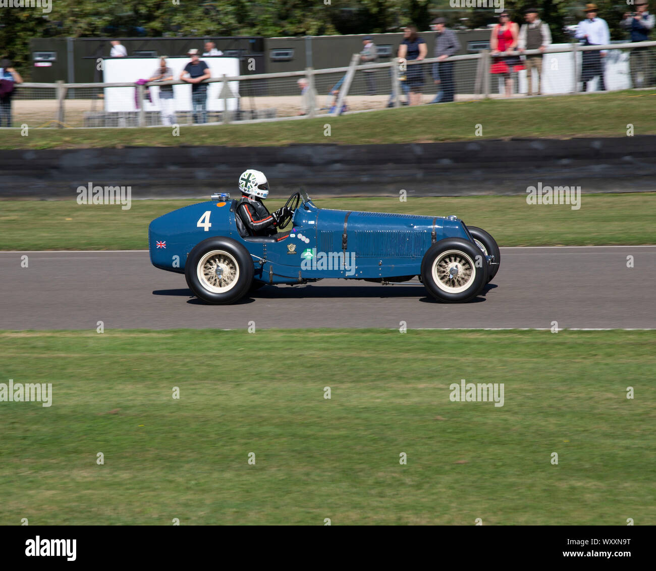 ERA IL TIPO A R4una vettura da corsa di 1936 al 2019 Goodwood Foto Stock
