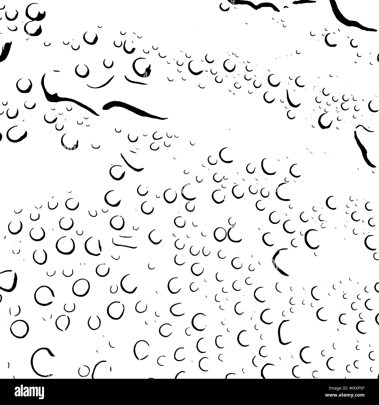 Acqua goccia Overlay Illustrazione Vettoriale