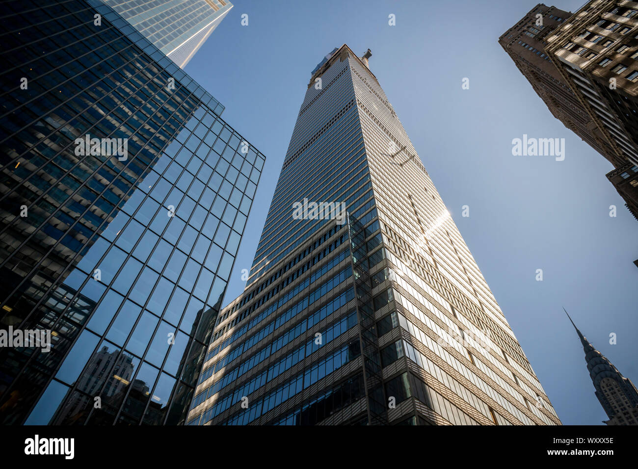 Costruzione di un luogo di Vanderbilt grattacielo sul lato occidentale del Grand Central Terminal di New York onTuesday, 17 settembre 2019. (© Richard B. Levine) Foto Stock