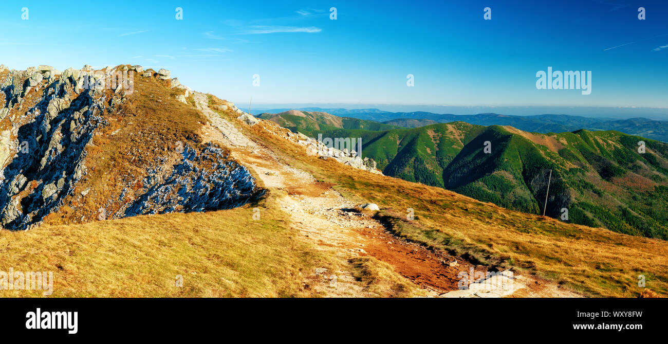 Mountain Bassi Tatra National Park Foto Stock