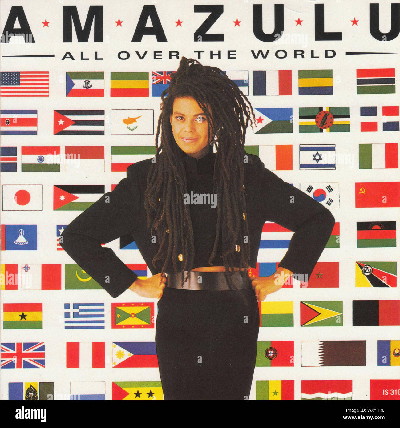 Amazulu - Tutto il mondo - Vintage 7" pollici coperchio record Foto Stock