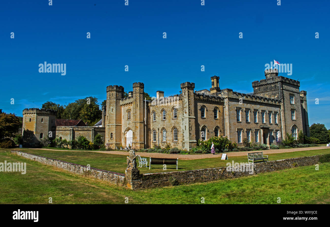 Chiddingstone Castle Foto Stock