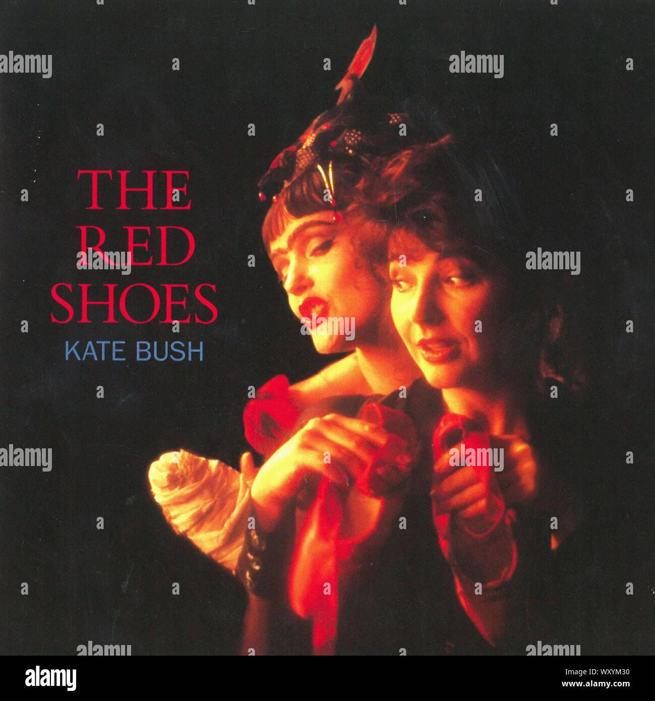 Kate Bush - Il Red Shoes - Vintage 7" pollici coperchio record Foto Stock