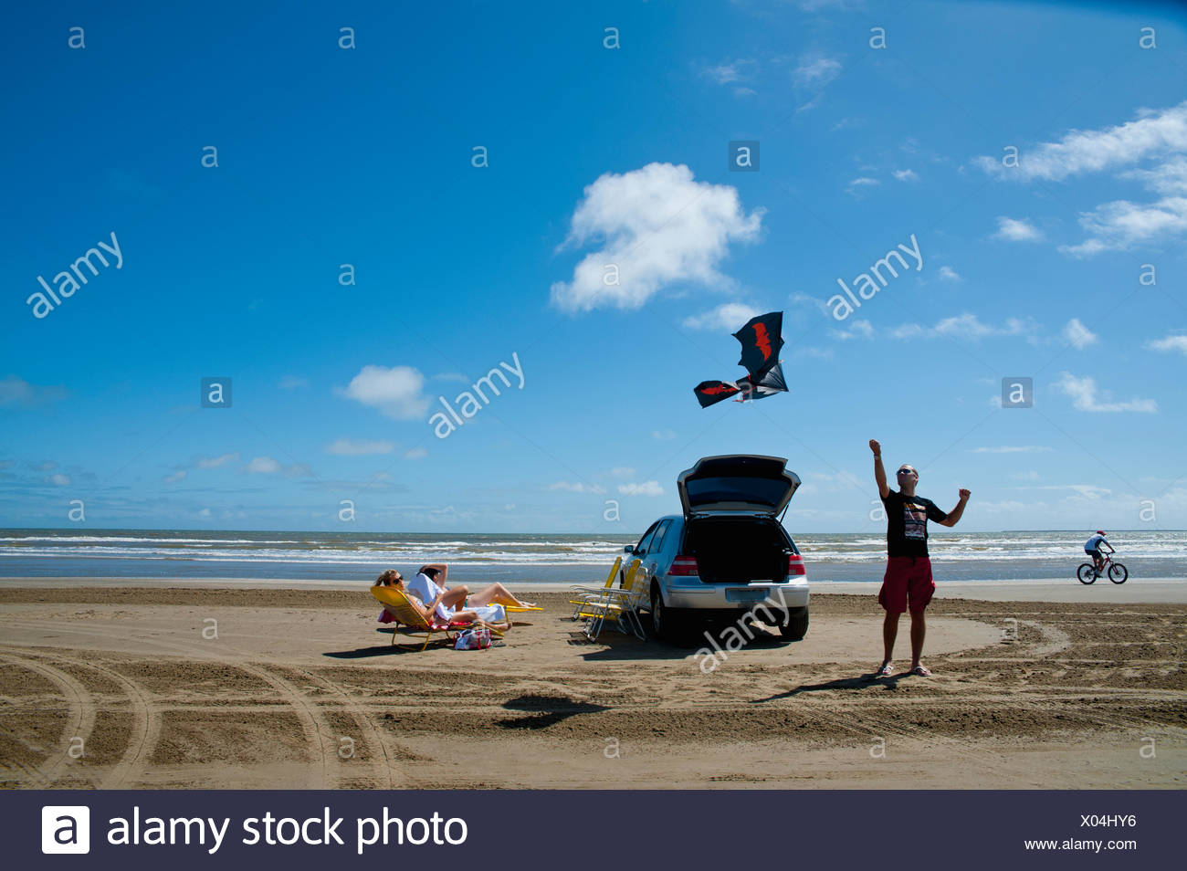 La Gente Sulla Spiaggia Del Casinò Rio Grande Do Sul