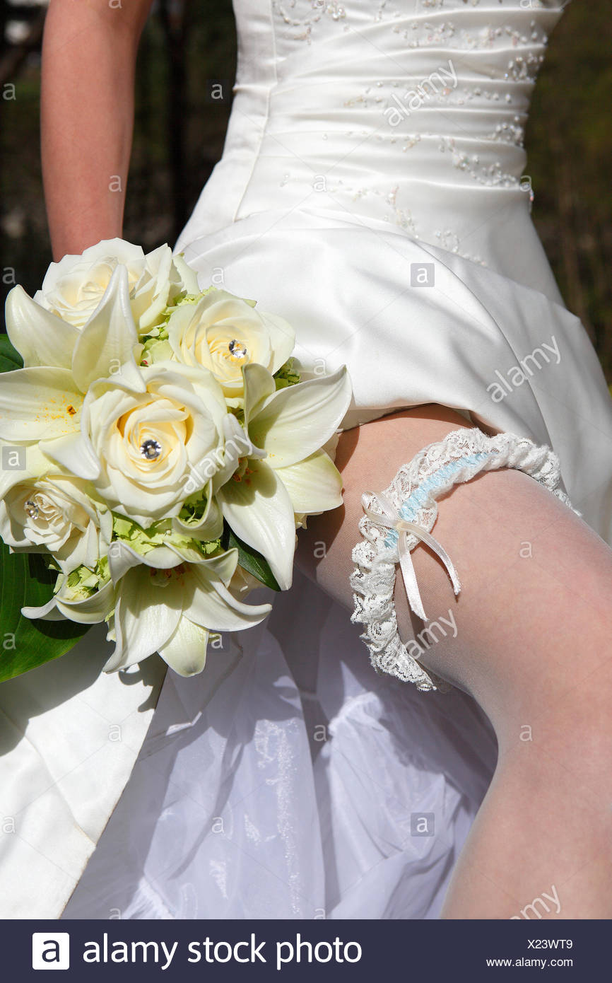Giarrettiera Della Sposa Foto Stock Alamy
