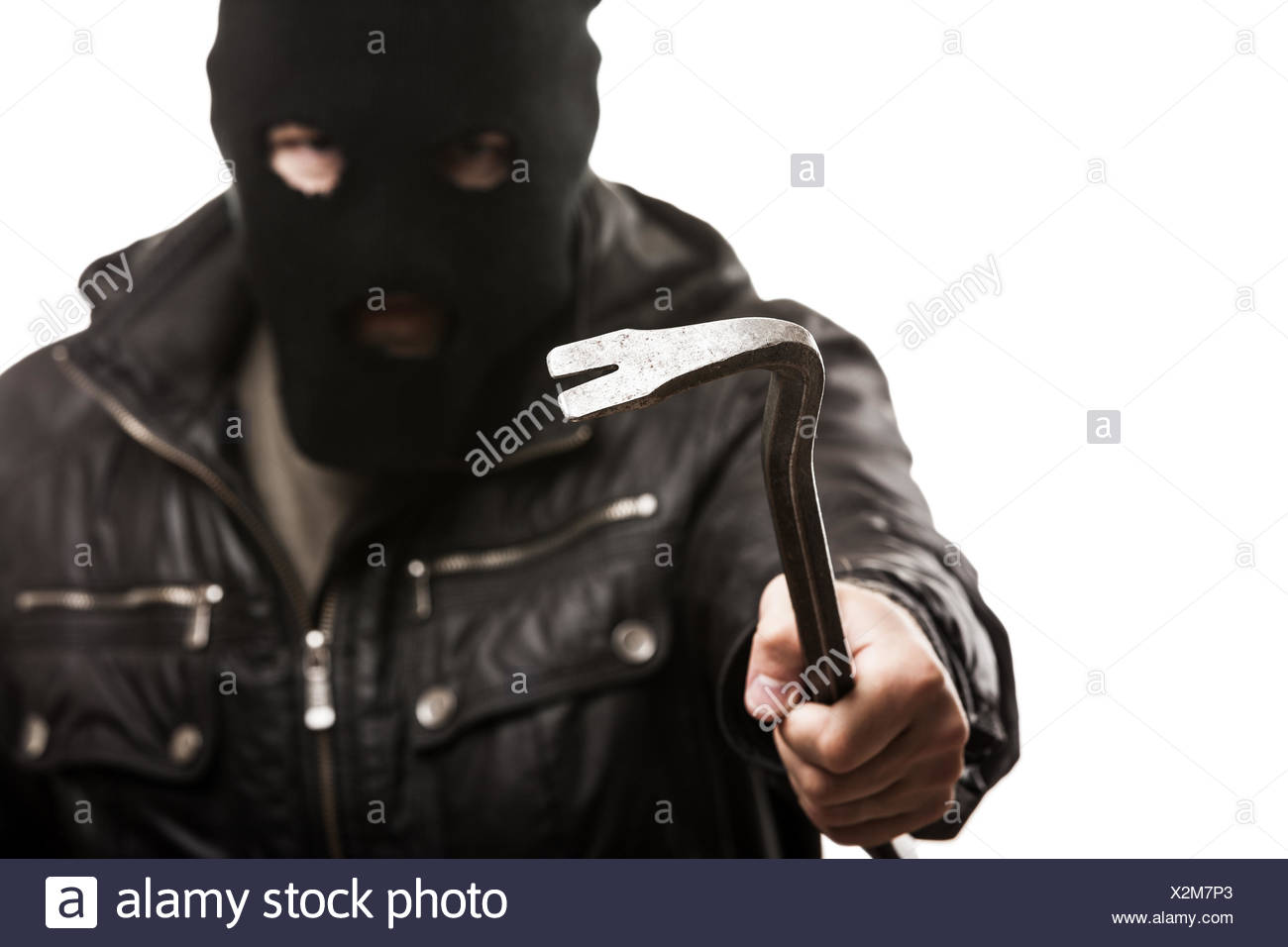 Ladro criminale o ladro uomo in passamontagna o maschera Foto stock - Alamy