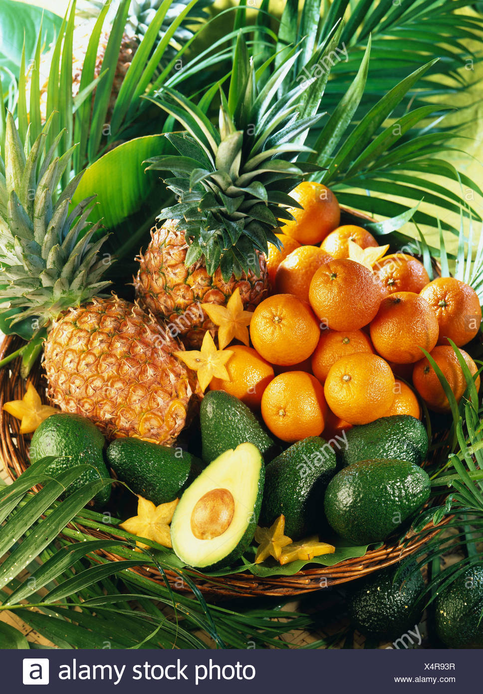 Composizione Di Frutta Esotica Foto Stock Alamy