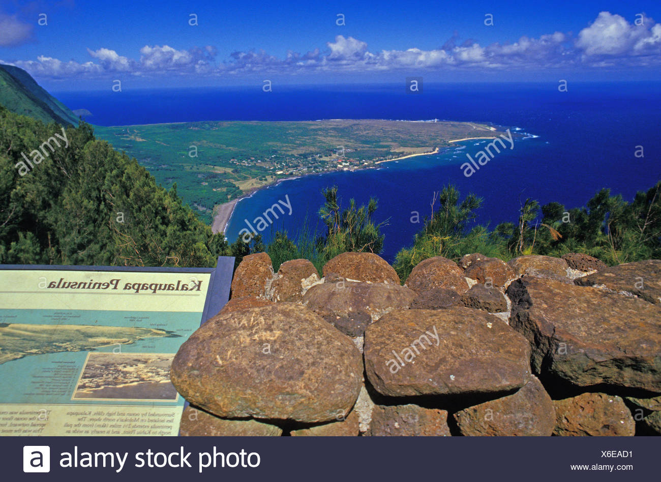 Kalaupapa Peninsula From Palau State Park Immagini e Fotos Stock Alamy