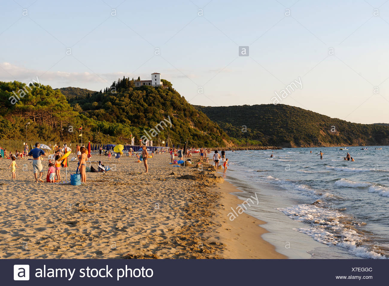 Spiaggia Di Punta Ala Mare Mediterraneo Toscana Italia