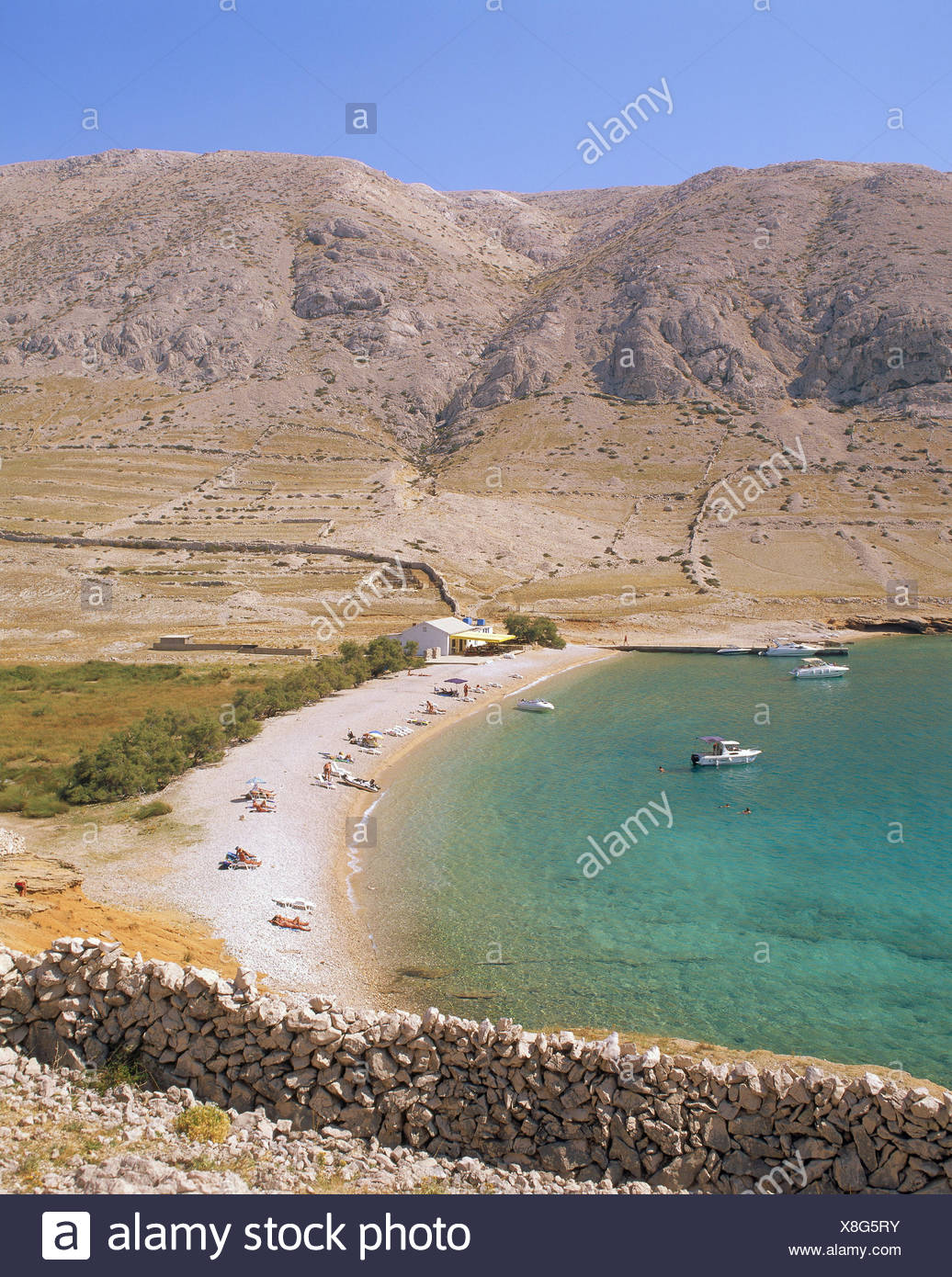 Croazia Isola Di Krk Vela Luka Baia Mare Spiaggia Europa