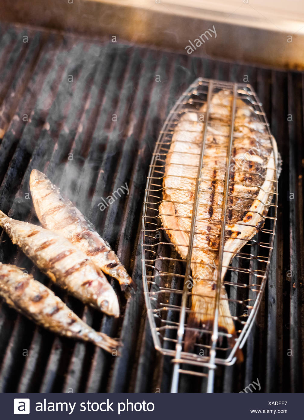 Pesce Alla Griglia In Un Ristorante Portoghese Foto Immagine Stock