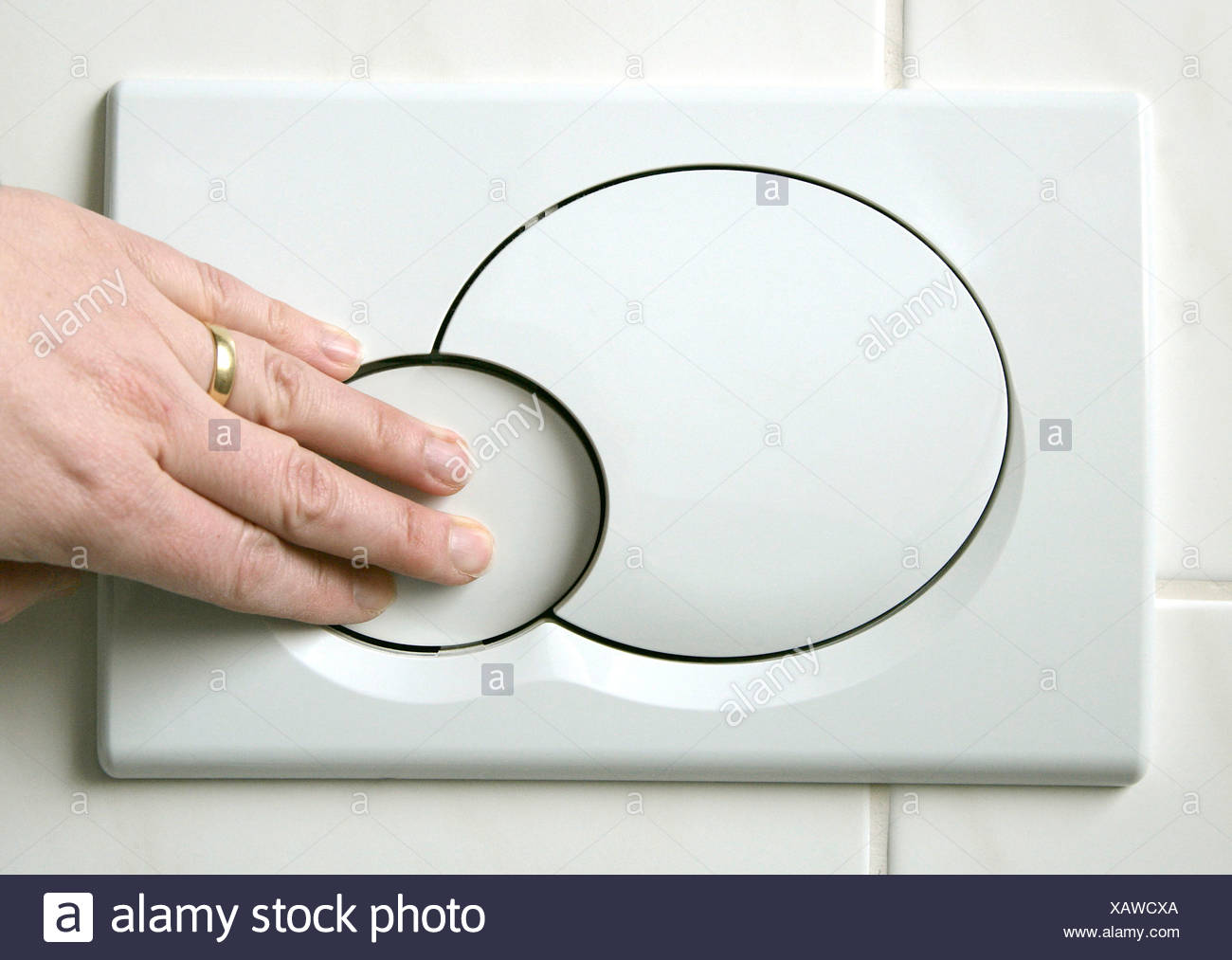 pulsante scarico wc incastrato