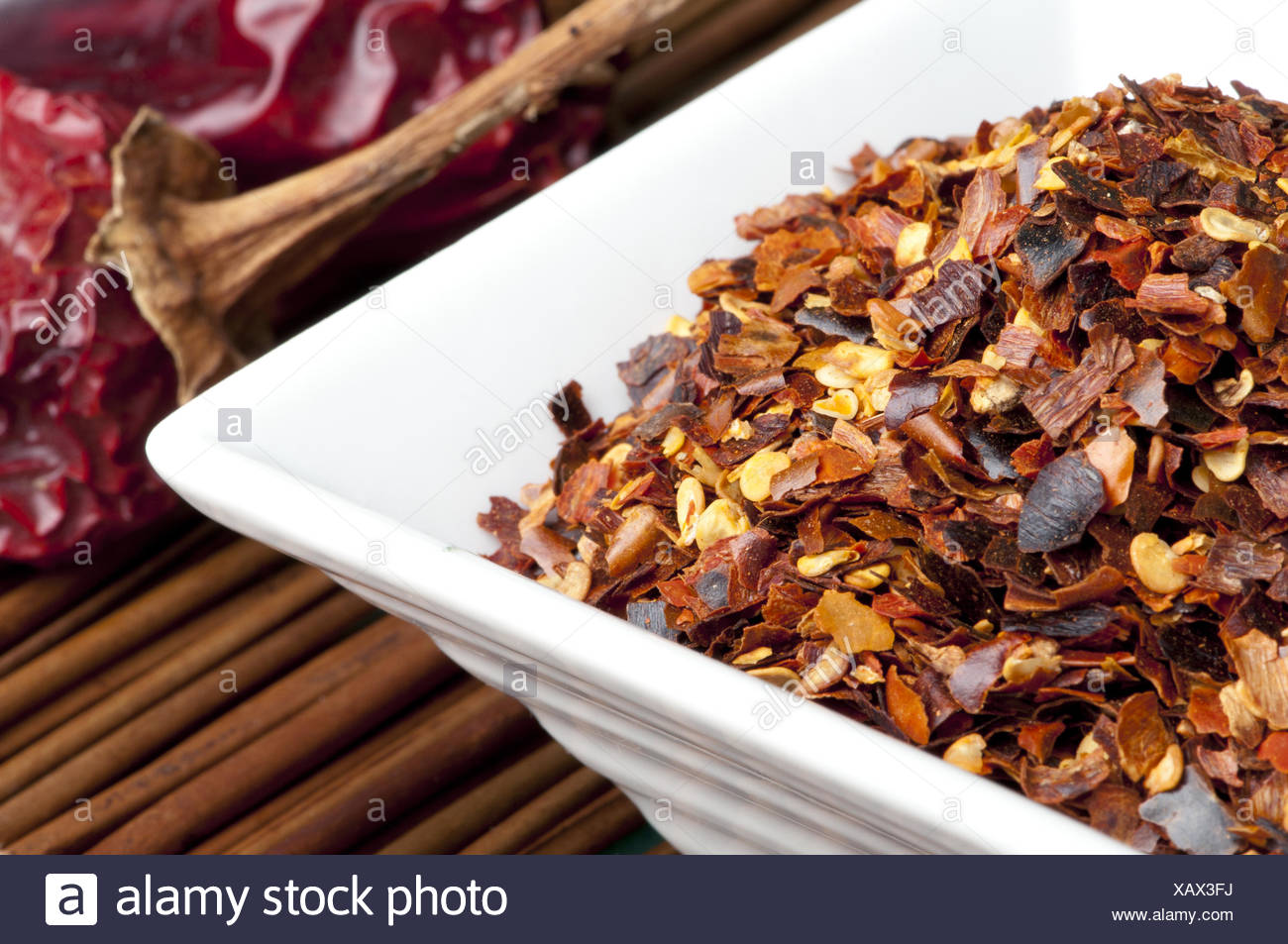 Macinato Grossolanamente Il Pepe Rosso Foto Stock Alamy