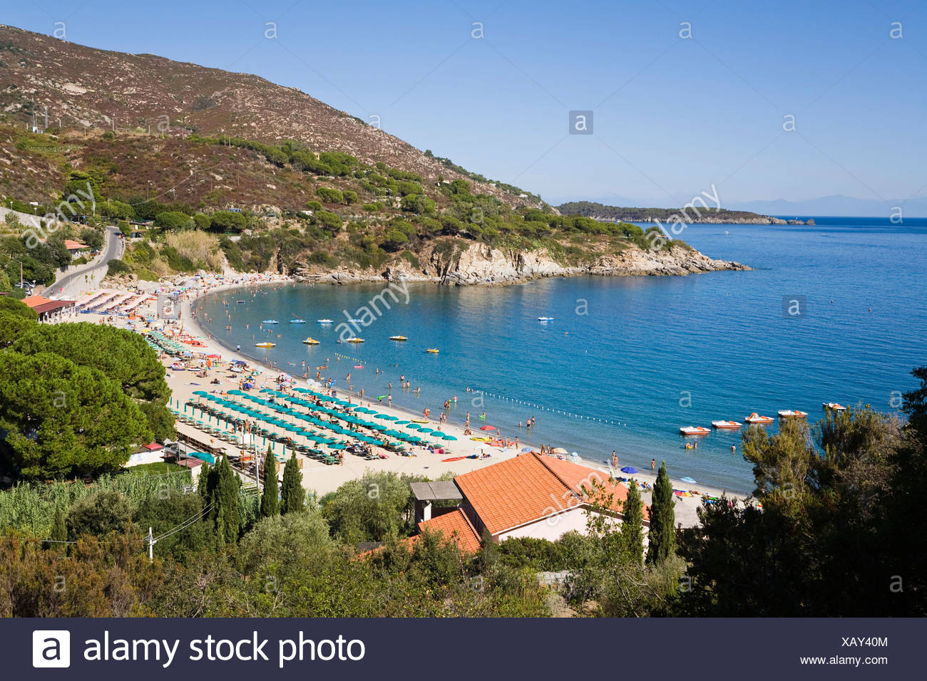Spiaggia Di Cavoli Isola Delba Toscana Italia Mare