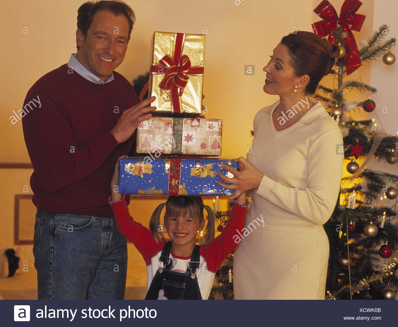 Regali Di Natale Per Genitori.Natale Famiglia Regali Di Natale Felicemente La Vigilia Di Natale La Vigilia Di Natale Per Natale