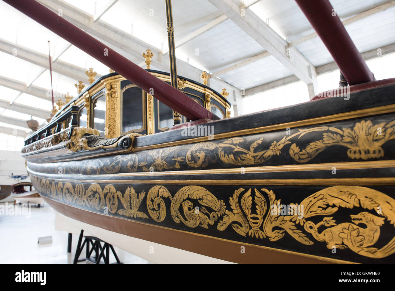 Lisbon Portugal The Royal Barge Bergantim Real Was Built - 