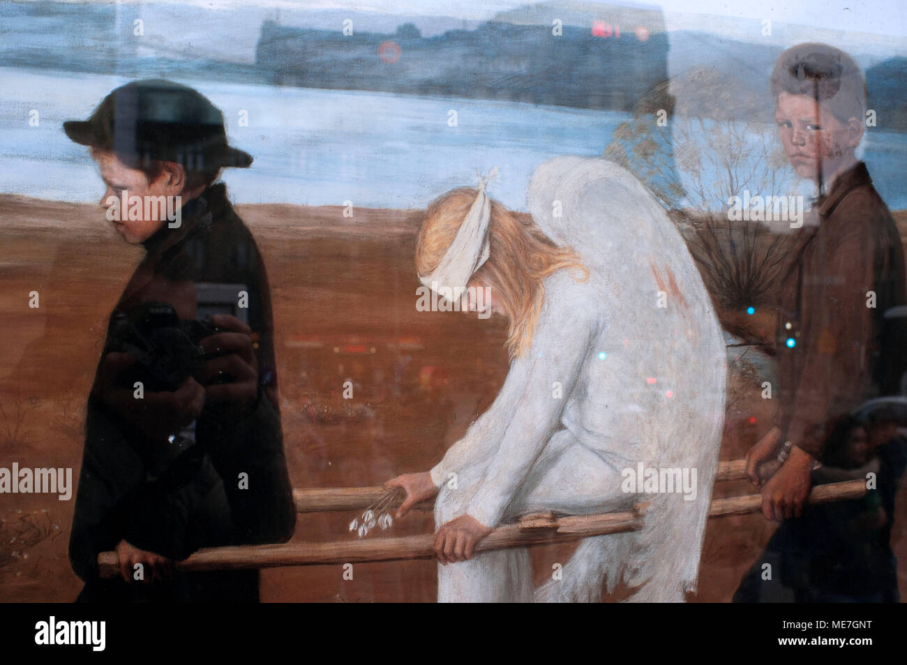 the wounded angel here is a good example of symbolism in art example of symbolism
